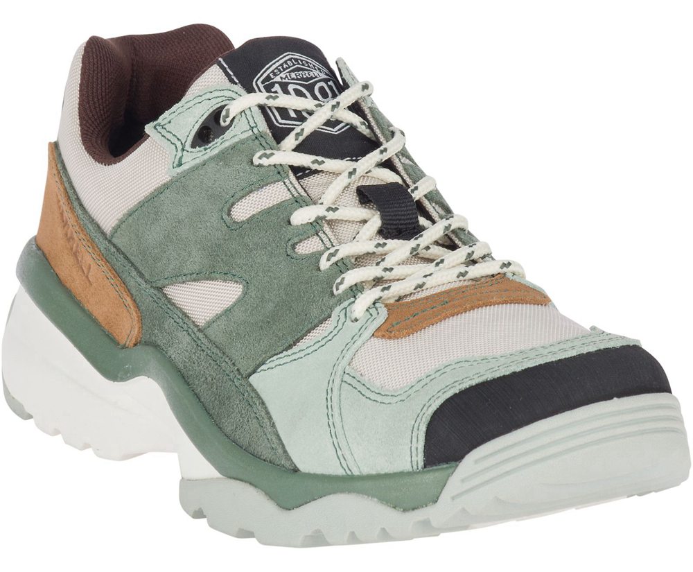 Tenis Senhora - Merrell Boulder Range - Verde Oliva/Branco - SFT109367